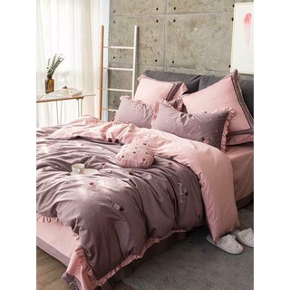 Bộ chăn ga gối lụa dứa 7 món