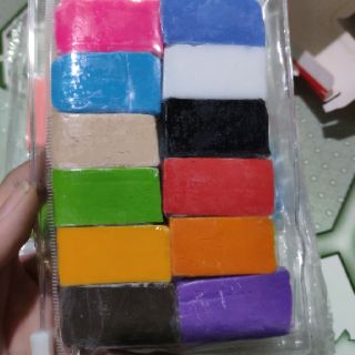 Hộp đất sét nặn 12 màu polymer clay