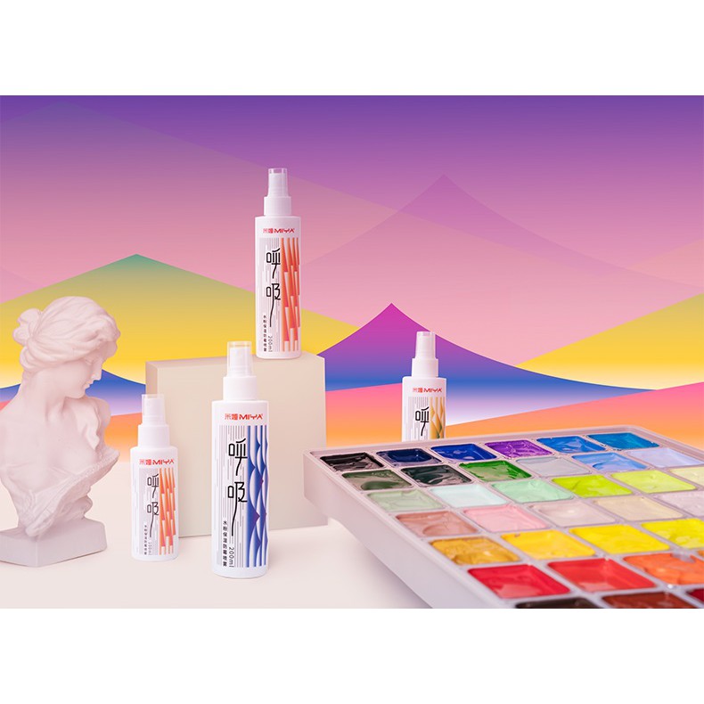 Bình xịt giữ ẩm màu Gouache (200ml/100ml)