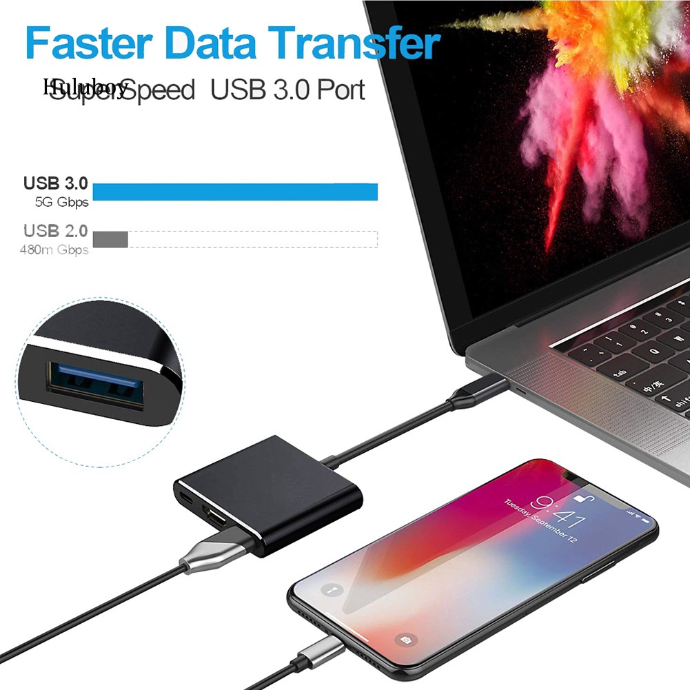 Đầu chuyển USB 3.1 Type-C sang 4K HDMI chuyên dụng cho Apple Macbook