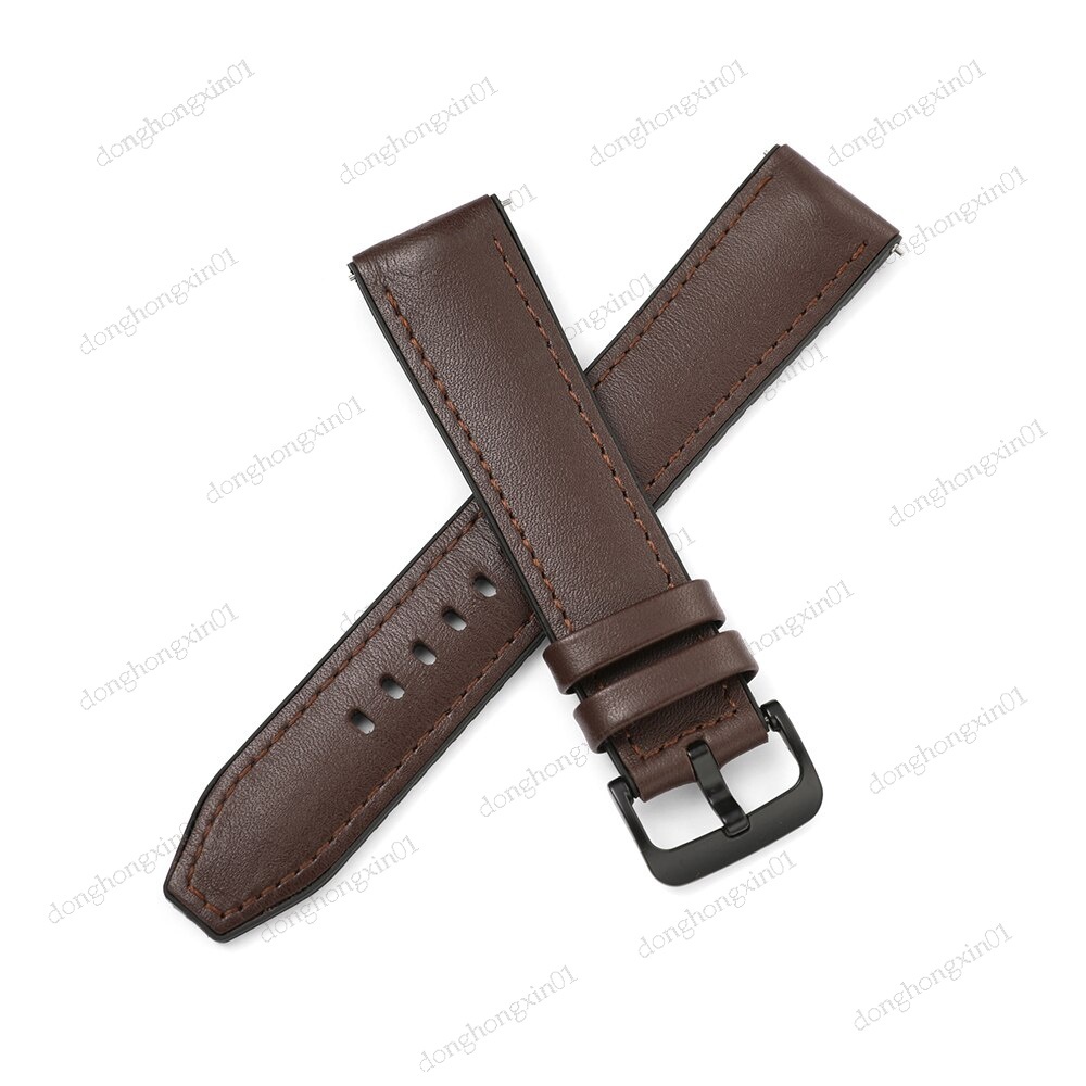 Dây Đeo Bằng Da 22mm Cho Đồng Hồ Thông Minh Xiaomi MI Watch S1 Active / MI Watch 2