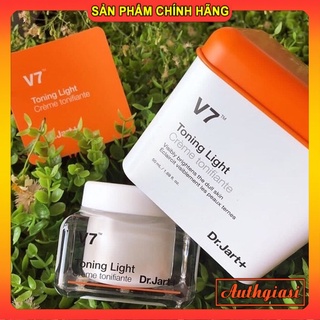 SIÊU TRẮNG SIÊU MỊN Kem dưỡng cao cấp nâng tone Dr. Jart+ V7 Toning Light trắng giảm thâm nám 50ml [Mẫu Mới 2019]