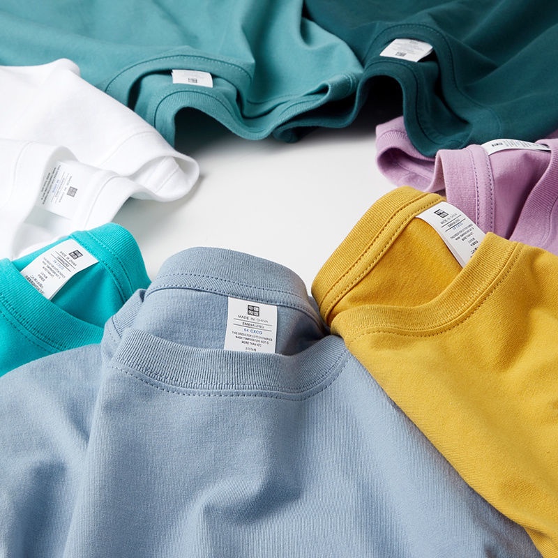 Áo Thun Tay Dài Màu Sắc Đơn Giản Chất Liệu Cotton Cao Cấp Thời Trang Dành Cho Cặp Đôi