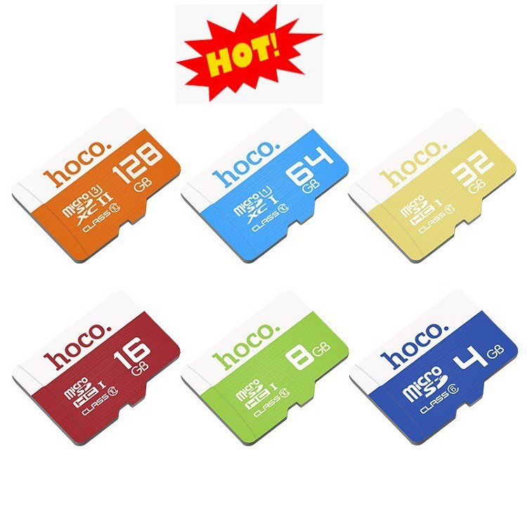 Thẻ Nhớ Micro SD Hoco, Class 10 Chính Hãng - bảo Hành 12 Tháng