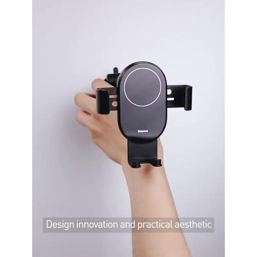 Giá Đỡ Kẹp Điện Thoại Trên Ô Tô Baseus Simplism Điều Chỉnh 180 Độ Cố Định Bằng Áp Suất Khí | BigBuy360 - bigbuy360.vn