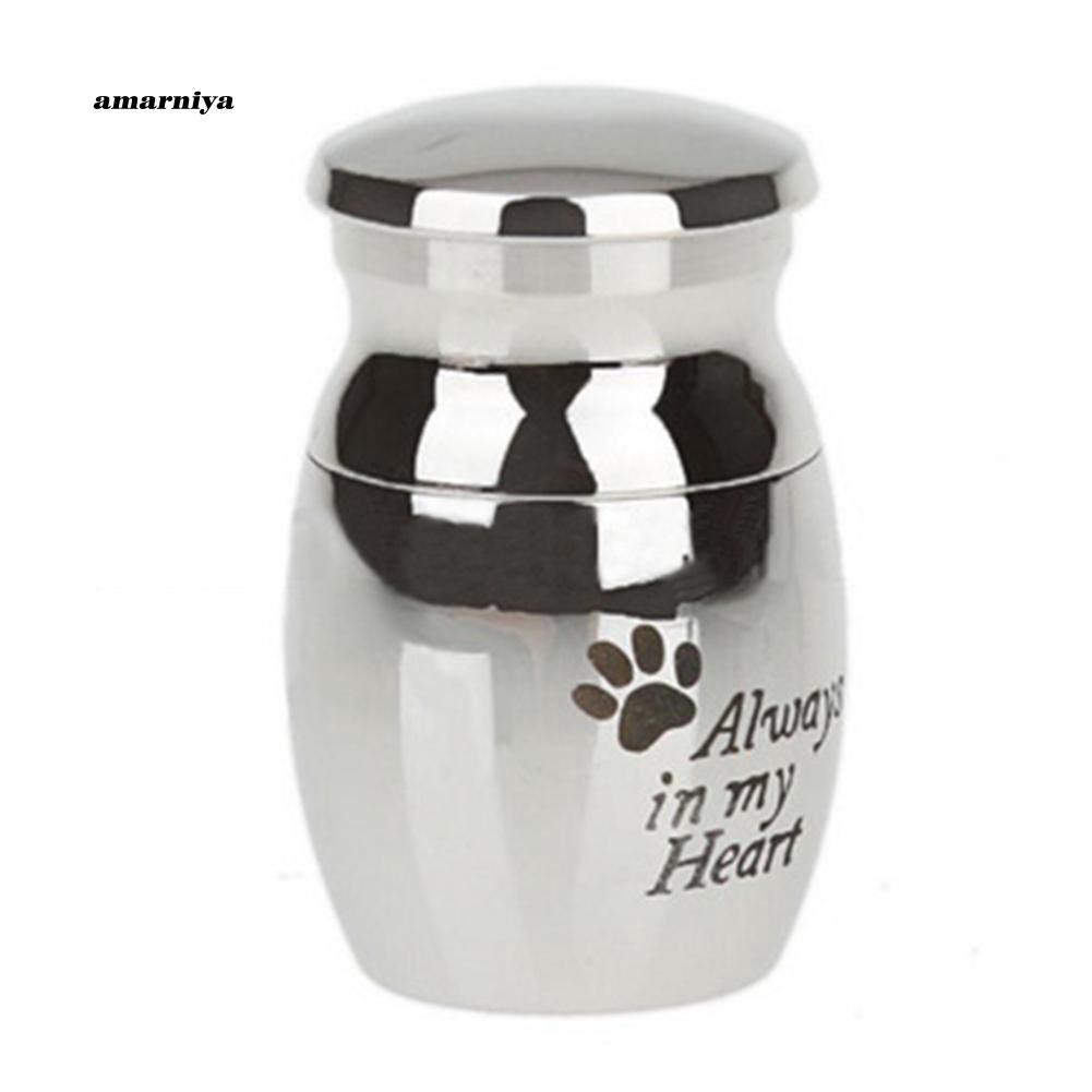 Phụ kiện đựng tro cốt thú cưng làm kỉ niệm bằng thép không gỉ