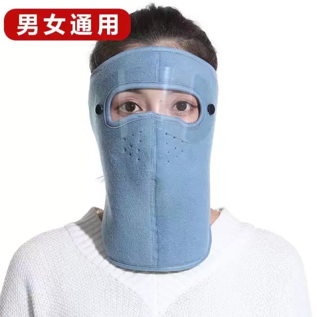 Khẩu trang ninja kín cổ 2in1 lót nỉ chống mưa gió lạnh bảo vệ mắt