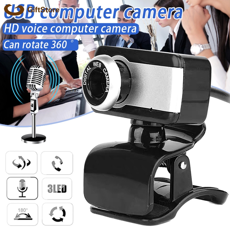 Webcam Hd 480p Kèm Micro Chuyên Dụng Cho Game Thủ