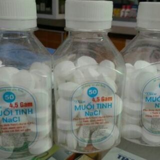 Muối tinh NaCl Lọ/50 viên