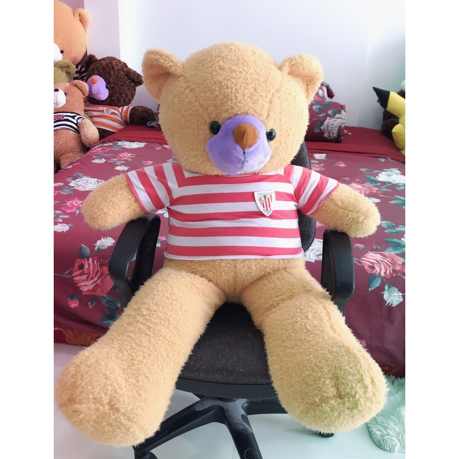 Gấu Teddy vàng nhạt size 80cm