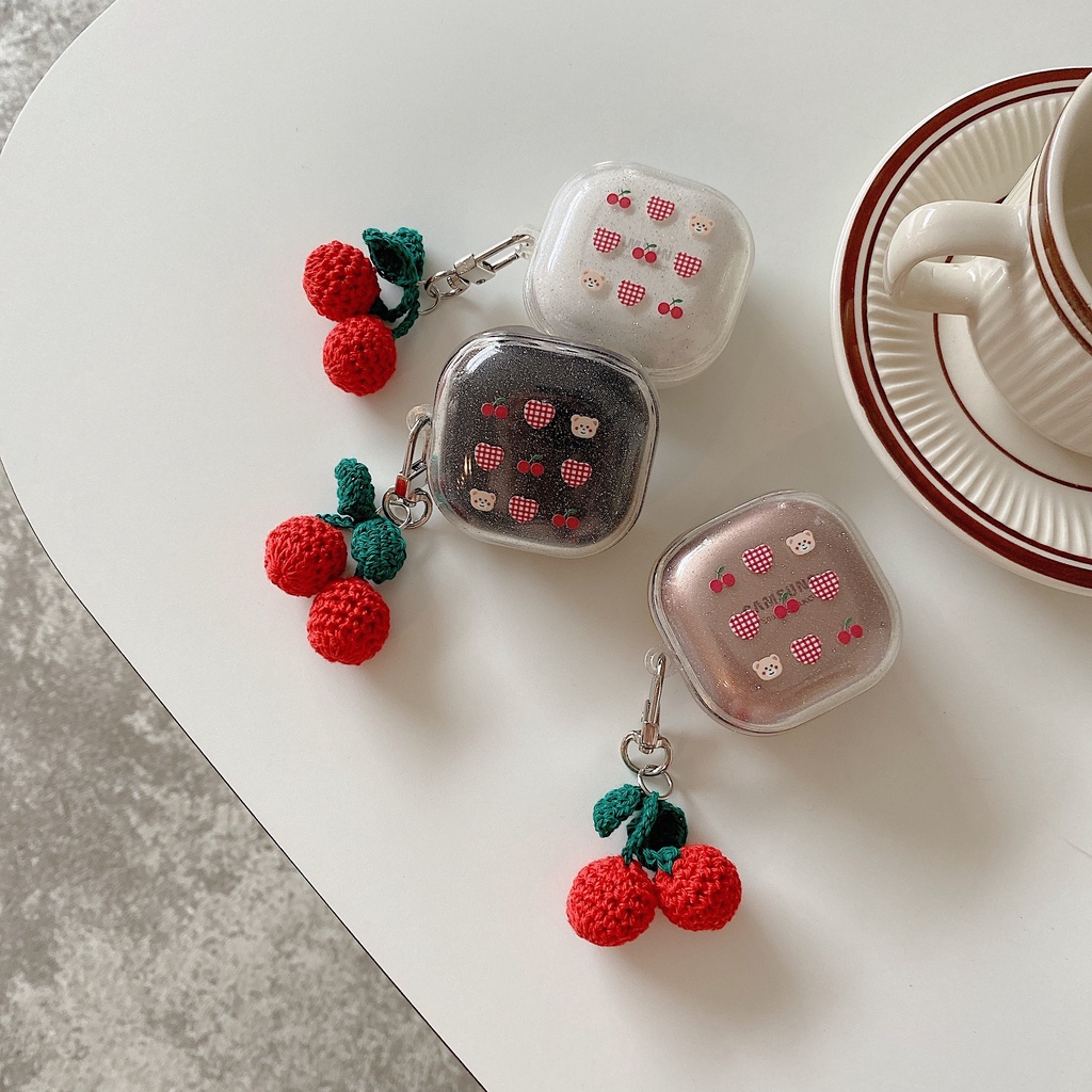 Vỏ Bảo Vệ Hộp Sạc Tai Nghe Bluetooth Không Dây Galaxy Buds Live / Buds 2 / Buds Pro / Buds 2 Pro Bằng Silicon Tpu Mềm Trong Suốt Lấp Lánh