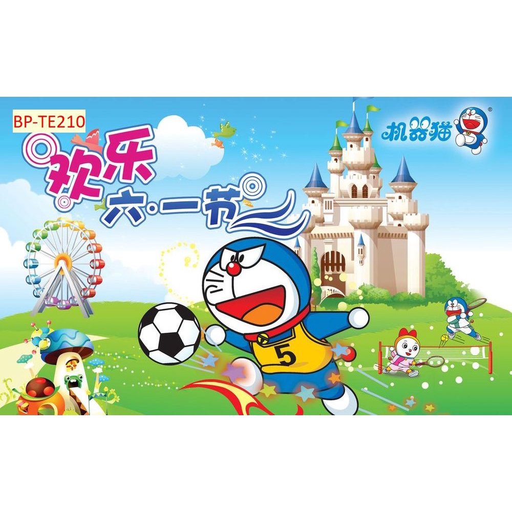 Tranh Dán Tường Giành Cho Trẻ Em HOẠT HÌNH NHẬT BẢN DORAEMON Khổ Lớn