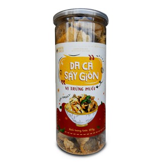 Da Cá Sấy Giòn Vị Trứng Muối Anfafoco (Hộp 100 gram) ( Tặng 1 gói 25 gram Da cá/ Khoai tây cho mỗi đơn hàng)