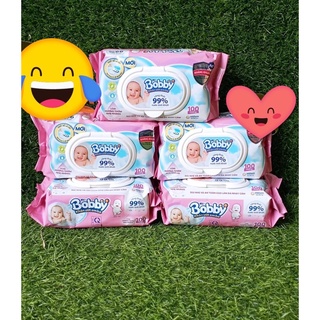 Khăn ướt bobby 100 tờ