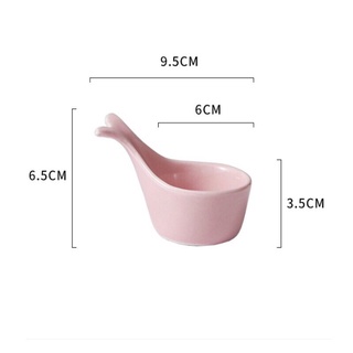 [Nhiều Màu] Chén Sứ Ăn Dặm Hình Đuôi Cá Đáng Yêu