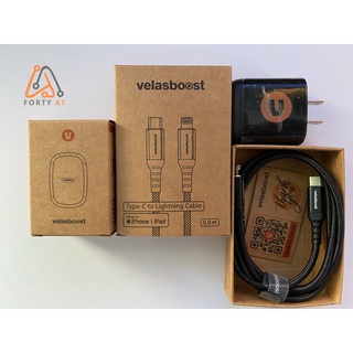 Bộ sạc nhanh pd velasboost 20w chuẩn mfi ip