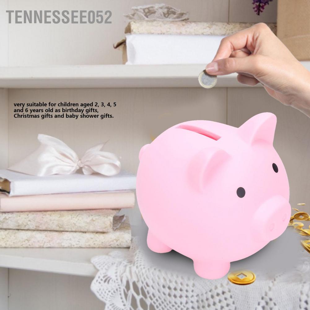 Tennessee052 Piggy Bank Rugged Durable Vinyl Cartoon Animal Pig Coin Cash Boy Girl Gift