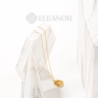 Dây Chuyền Nữ Eleanor Mạ Vàng 14K Hình Mặt Đồng Hồ La Mã Vintage - SP001619