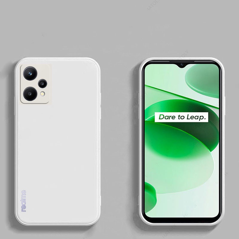 Ốp Điện Thoại Silicone Chống Sốc Màu Trơn Cho Realme 9 8 Pro Plus 4G 5G 8i 9i 5 5s 5i 6i 8S
