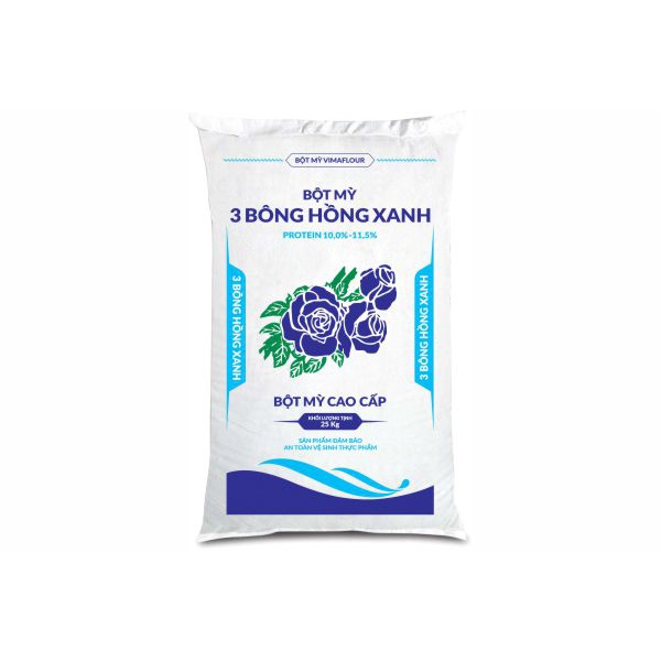 Bột mì hiệu 3 Bông Hồng Xanh 1kg