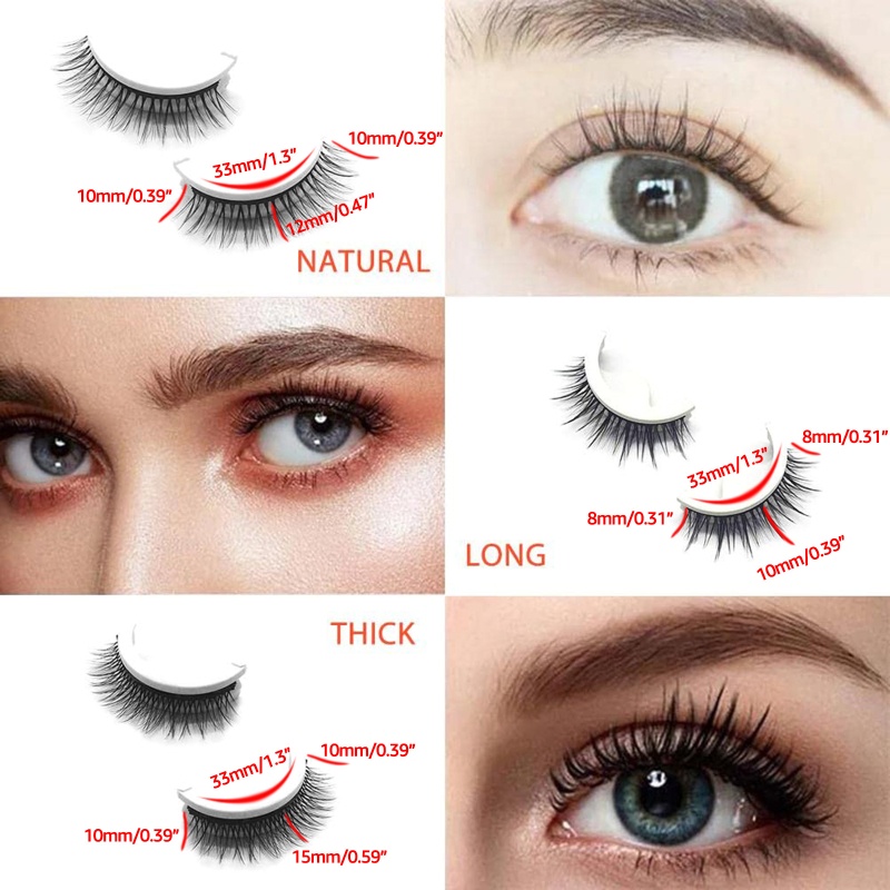 Lông Mi Giả YOUYO Trang Điểm Tái Sử Dụng 3 Giây Cho Nữ