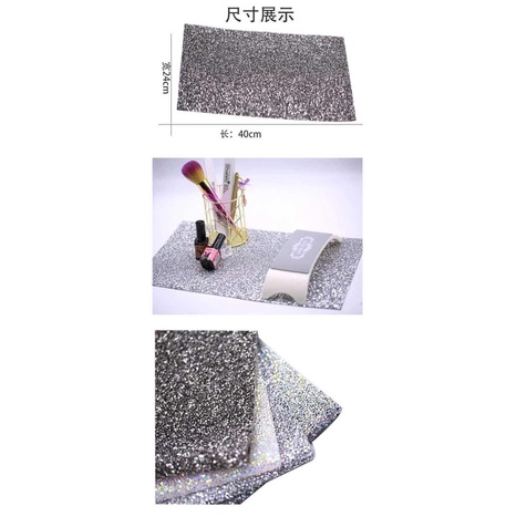 Thảm đá chụp ảnh nail lấp lánh