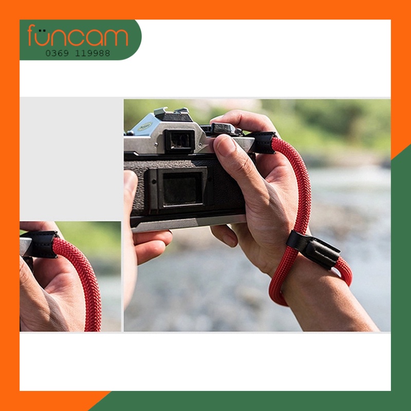 Dây đeo máy ảnh dạng bện tròn