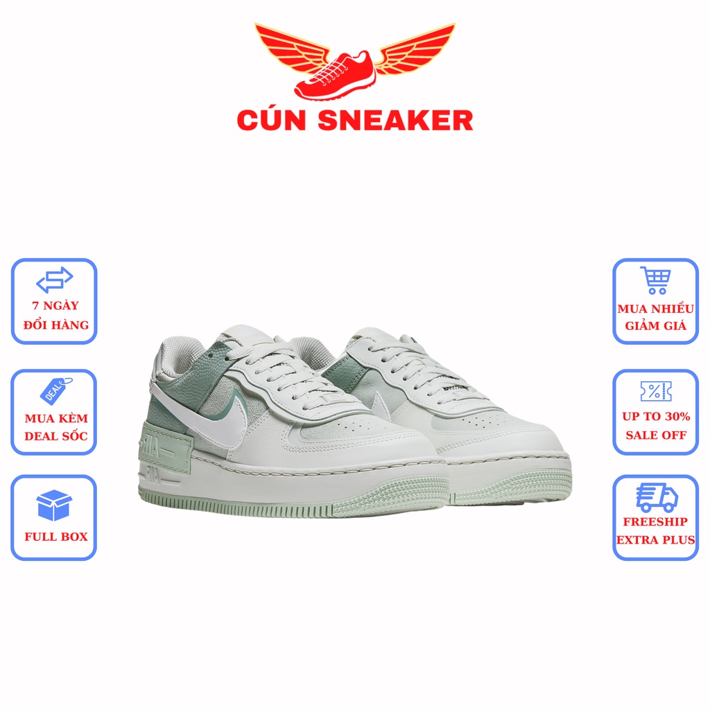 Giày 𝗔𝗙𝟭 nữ màu xanh lá 🌸 Giày thể thao nam nữ 𝗔𝗙𝟭 màu xanh lá hot trend cao cấp Full Box