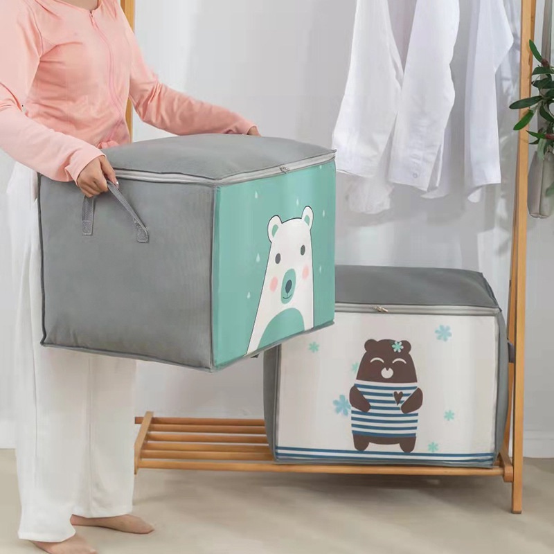 (TUIDC03) Túi vải đựng chăn ga gối, quần áo chống bụi bẩn