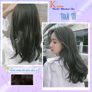 Thuốc nhuộm tóc màu Than Chì không tẩy sử dụng tại nhà nhiều thảo dược giá rẻ kcolor