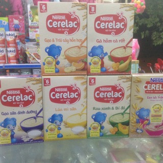 Bột ăn dặm nestle cerelac ( mẫu mới nhất)-200g  Date mới