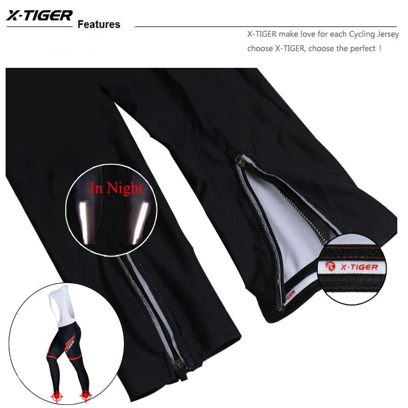Quần Liền Thân Nam X-TIGER Có Quai Đeo Phong Cách Thể Thao Chuyên Dụng Cho Dân Chạy Xe Đạp