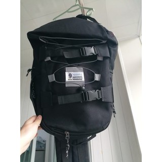 [order] Balo ulzzang nam nữ full đen phản quang
