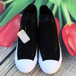 Giày Sneaker Chuck 2 Đen Nữ Cổ Cao ZRF