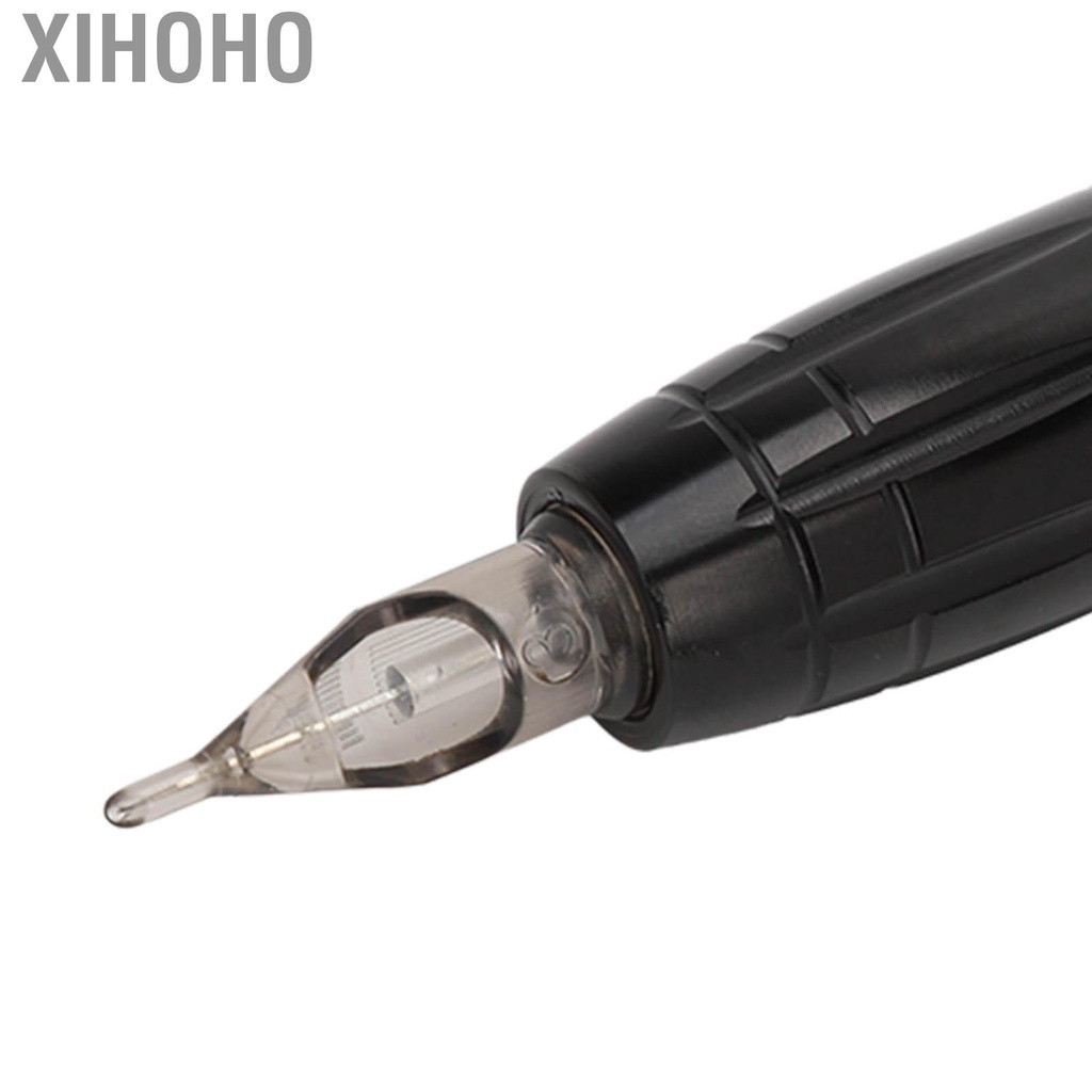 Xihoho Rotary Cartridges Tattoo Pen Aluminum Alloy Black Lightweight High Speed Adjustable Machine with RCA Cord