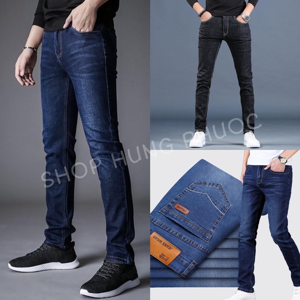 QUẦN JEANS NAM DÀI TRƠN SIÊU CO GIÃN❤️ ❤️ ❤️