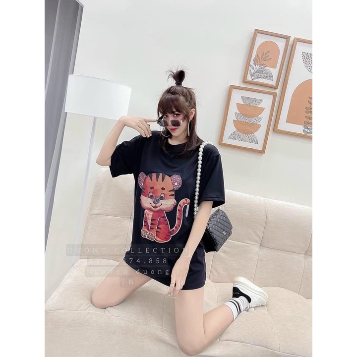 Áo thun tay lỡ form rộng - Áo phông nam nữ thời trang 40kg-68kg-AT02
