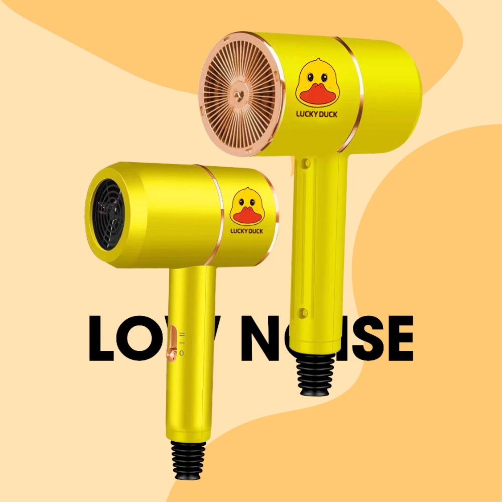 Máy sấy tóc, Máy sấy tóc công suất lớn, Máy sấy 2 chiều, 3 chế độ nhiệt hiệu con vịt vàng