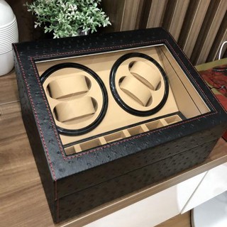 Hộp đựng đồng hồ cơ 4 xoay và 6 trưng bày 🌟 FREESHIP 🌟 Hộp lắc đồng hồ cơ