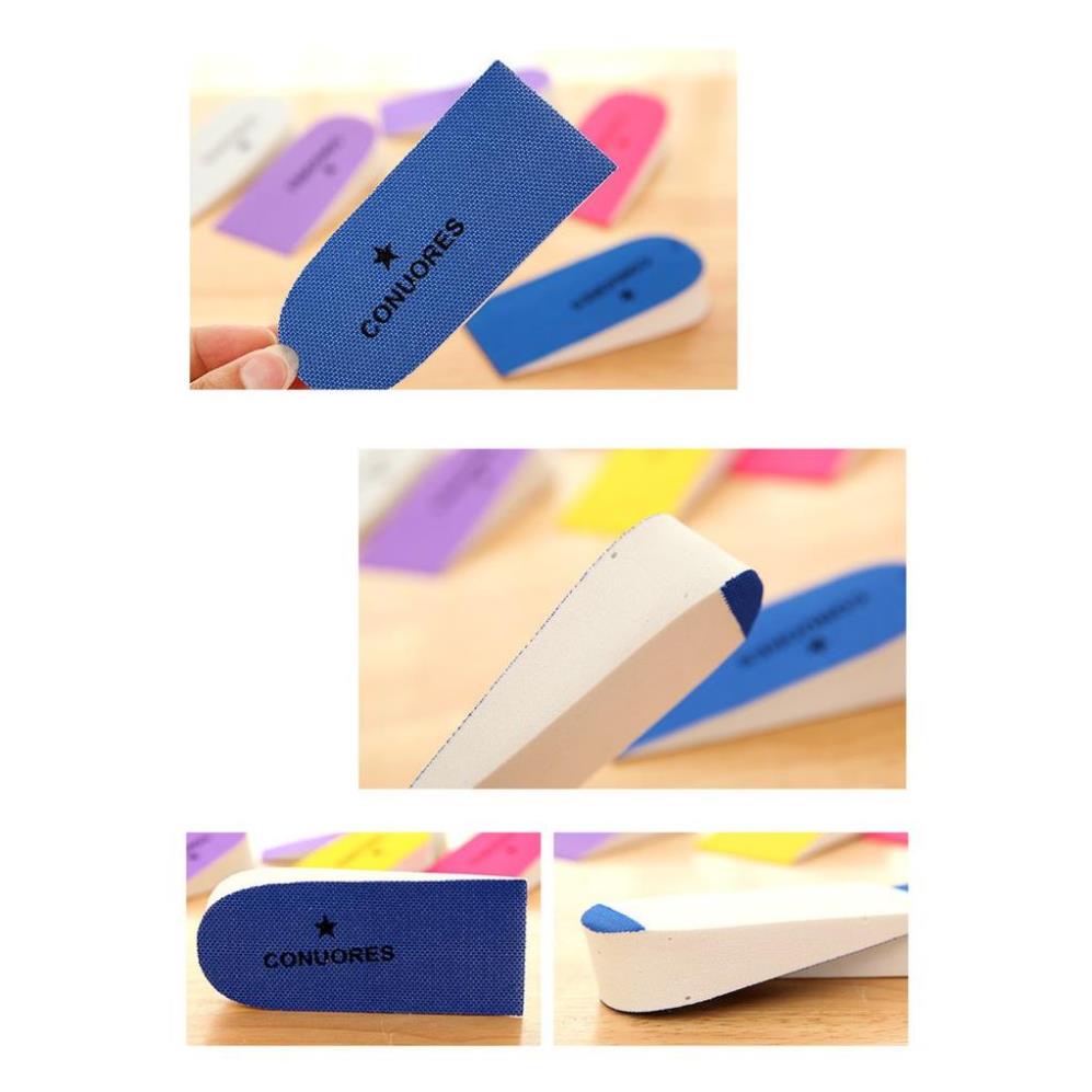 Bộ 2 Miếng Lót Gót Độn Đế Giày Tăng Chiều Cao 2cm