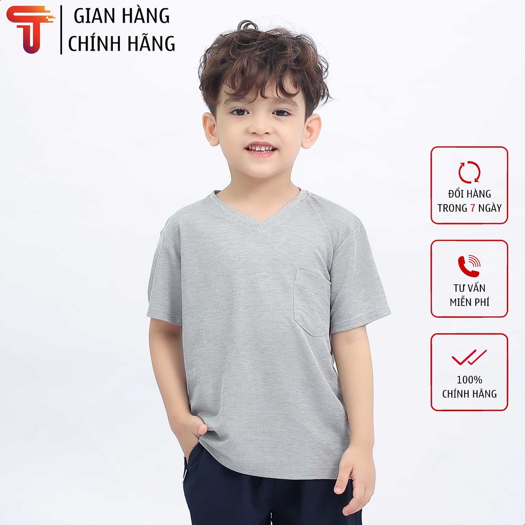 Áo thun cổ tim cho bé 10-25kg TANOSA KIDS