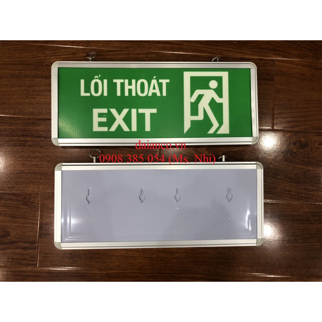 [HCM][SALE OFF]Đèn Exit Thoát Hiểm Dạ Quang Chuyên Dụng Loại 1 Mặt, có hình người - EXIT_HINHNGUOI- Hình thật