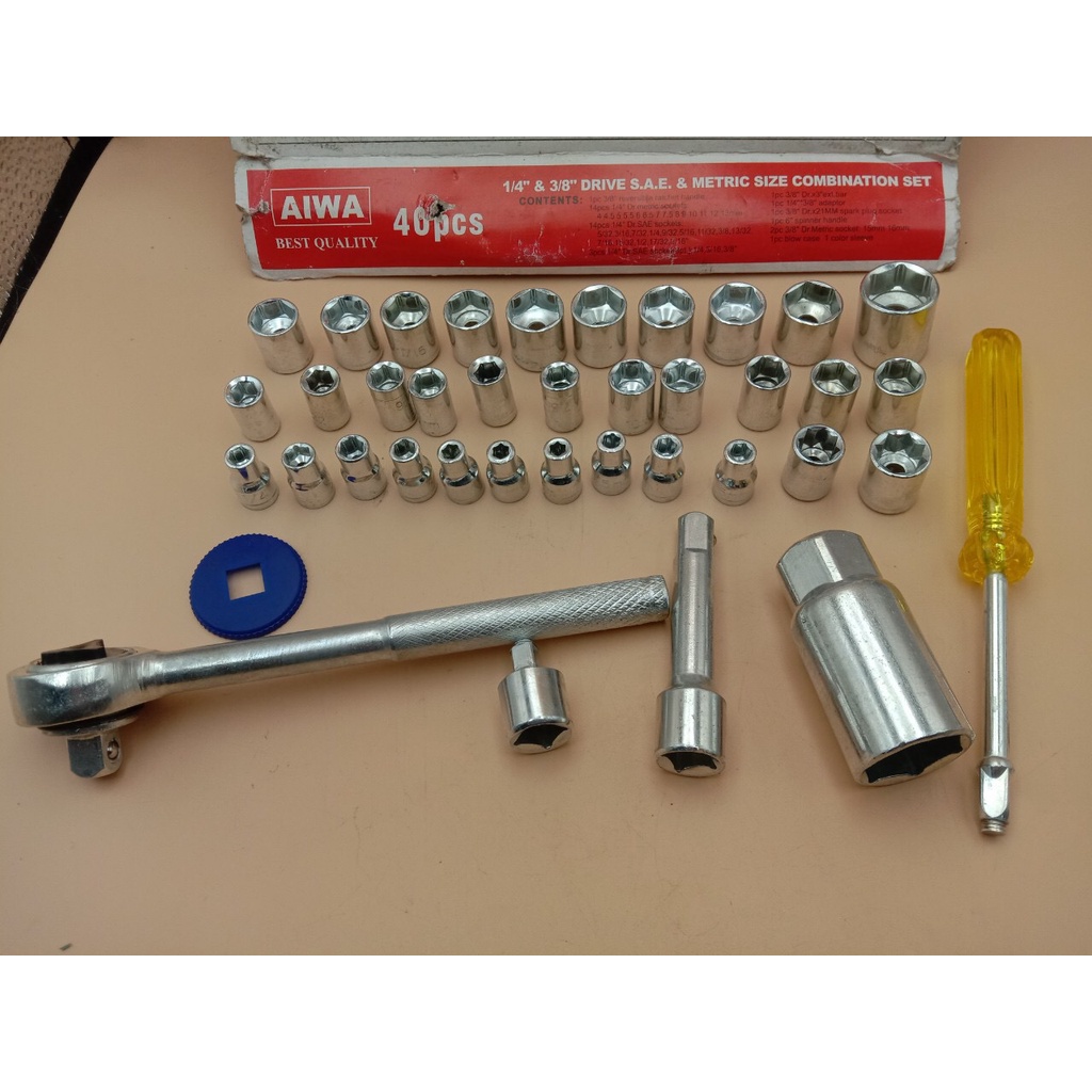 Combo Bộ 40 chi tiết tiện lợi siết mở ốc