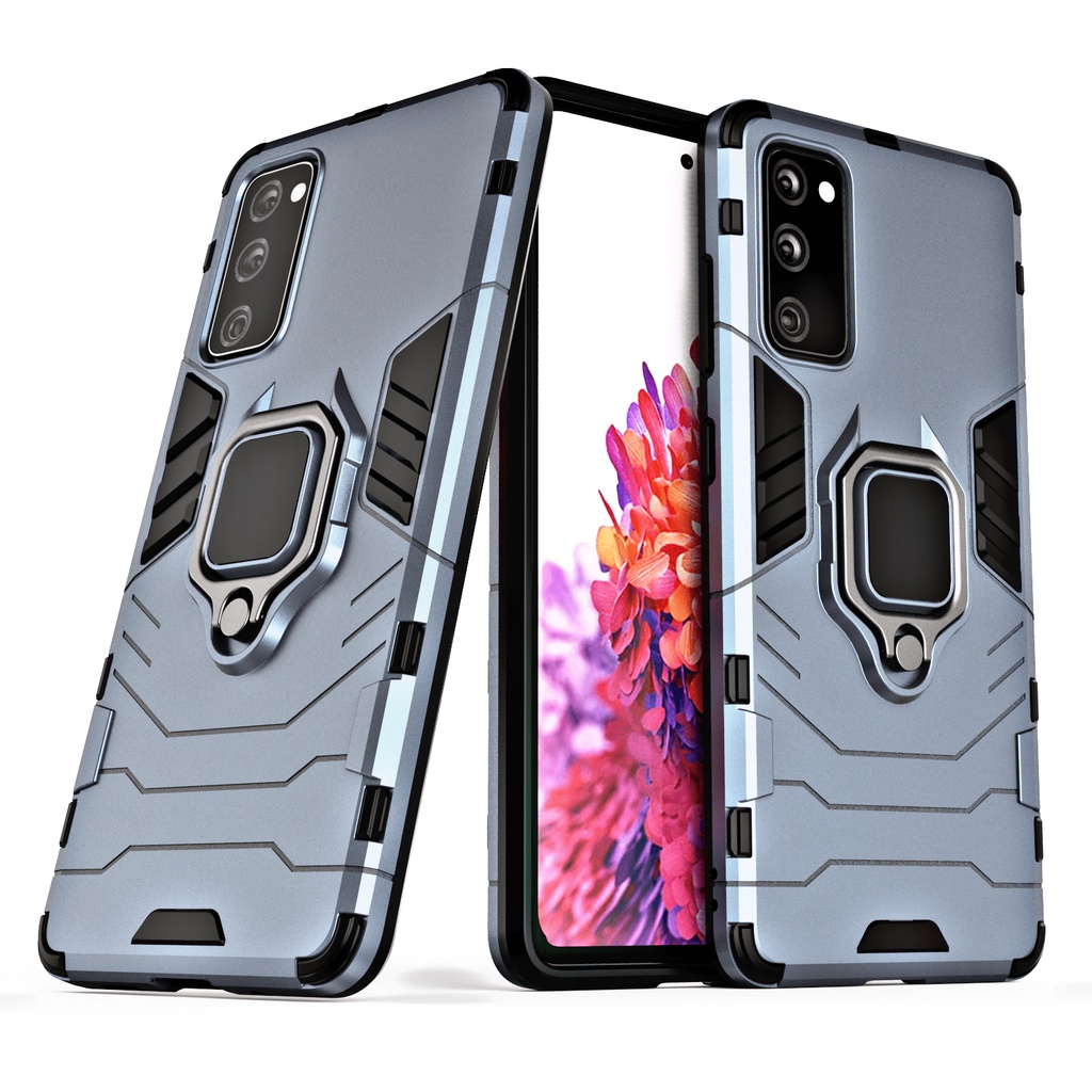 Ốp lưng Samsung S20 Plus / S20 FE chống sốc Iron Man Iring cao cấp siêu bền giá đỡ xem phim
