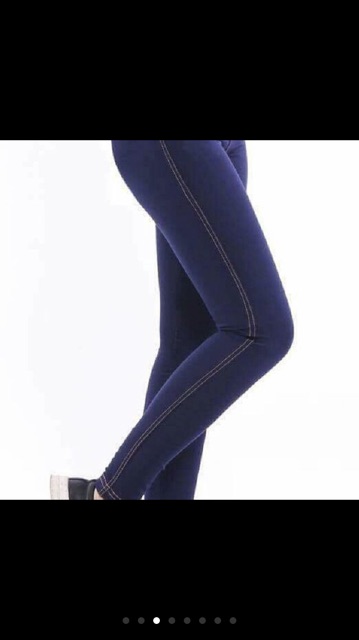 SALE LỖ - QUẦN LEGGING JEAN HAI DA