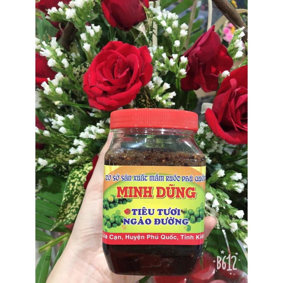 1 hủ 400gram Tiêu tươi ngào đường Phú Quốc