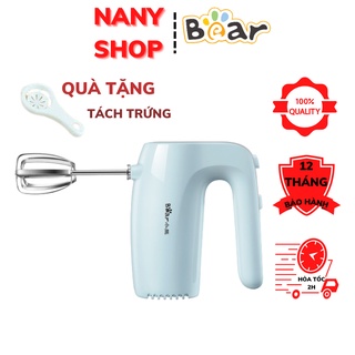 Máy đánh trứng cầm tay mini, máy đánh kem đa năng bear ddq-b02p5/ a01g1/ b02f1 - tặng kèm tách lòng đỏ trứng. bh 12th