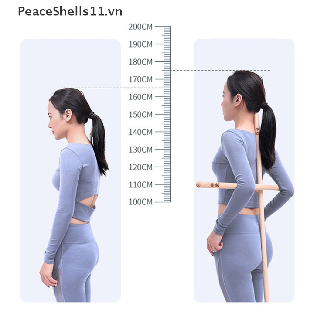 Gậy gỗ tập yoga điều chỉnh tư thế lưng vai đa năng
