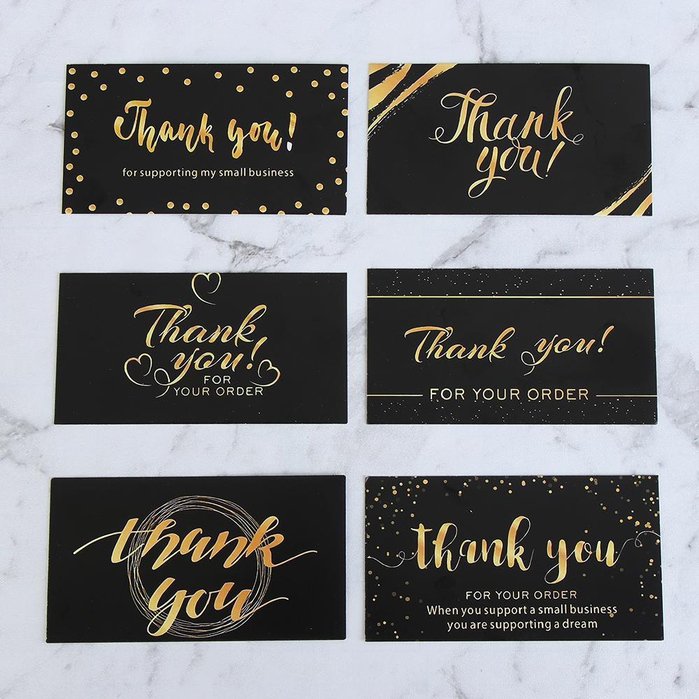 Set 50 Miếng Dán Trang Trí Túi Kẹo In Chữ Thank You