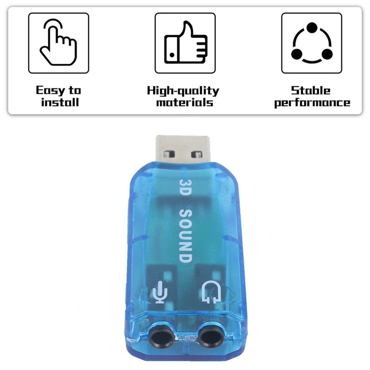 Usb 1.1 Mic / Loa Âm Thanh 7.1 Ch 3d Cho Máy Tính | BigBuy360 - bigbuy360.vn